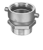 Brass Female Swivel by Male Solid Adapter