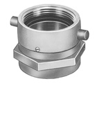 Brass Double Female Swivel by Solid Adapter