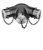 3-Way 90° Siamese